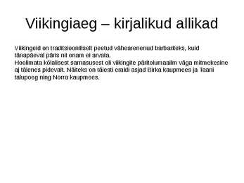 Põhjamaade ajalugu #24