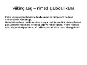 Põhjamaade ajalugu #29