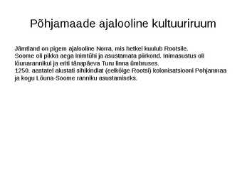 Põhjamaade ajalugu #8