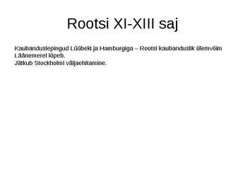 Põhjamaade ajalugu #77