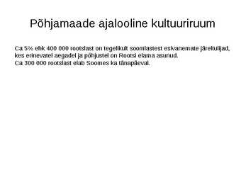 Põhjamaade ajalugu #9
