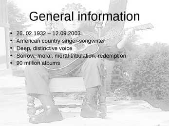 Presentation slideshow Johnny Cash #2