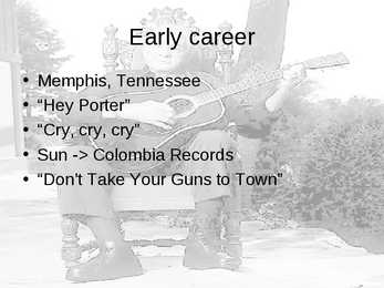 Presentation slideshow Johnny Cash #5