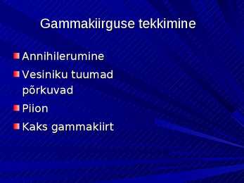 Gammakiirgus #3