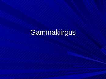 Gammakiirgus