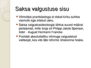 Valgustus Saksamaal #2