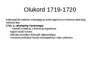 Rootsi 1719 - 1772 #11