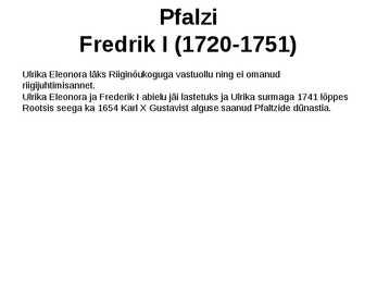 Rootsi 1719 - 1772 #13