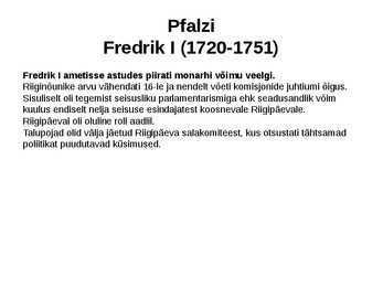 Rootsi 1719 - 1772 #14