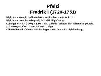 Rootsi 1719 - 1772 #15