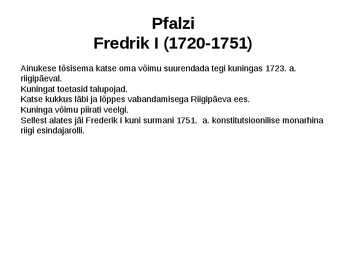 Rootsi 1719 - 1772 #16