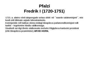 Rootsi 1719 - 1772 #17