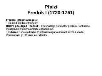 Rootsi 1719 - 1772 #23