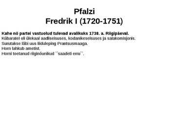 Rootsi 1719 - 1772 #24