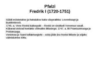 Rootsi 1719 - 1772 #29
