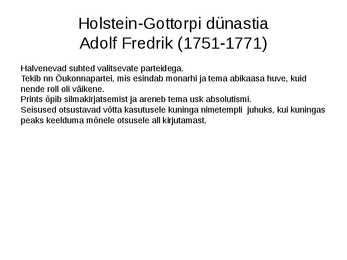 Rootsi 1719 - 1772 #32