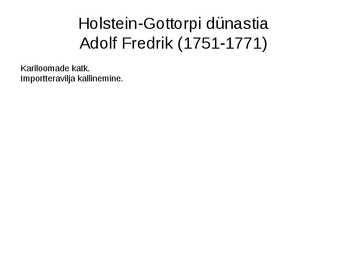 Rootsi 1719 - 1772 #36