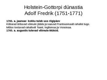Rootsi 1719 - 1772 #37