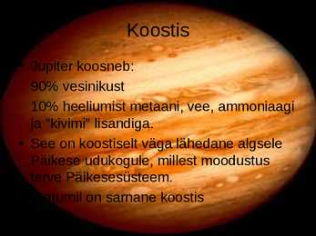 Jupiteri ettekanne #3