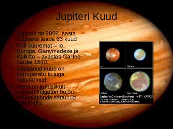 Jupiteri ettekanne #4