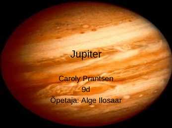 Jupiteri ettekanne