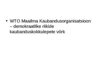 Globaliseerumine #8