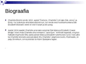 Charlotte Bronte #2