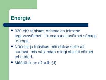 Energia tarbimine #2