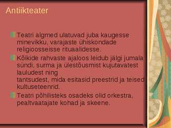 Antiikteater #5