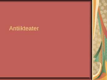 Antiikteater