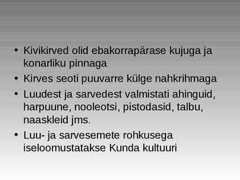 Kiviaeg #11