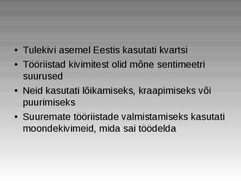 Kiviaeg #10