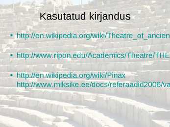 Kreeka teater #36