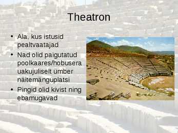 Kreeka teater #7