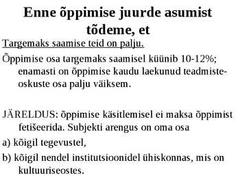 Õppimine #14