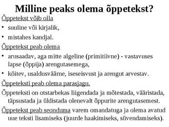 Õppimine #19