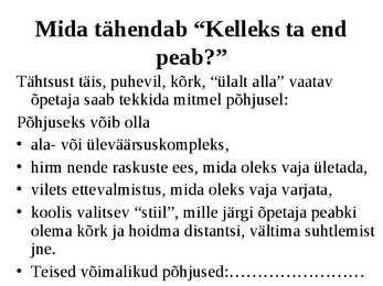 Õppimine #23