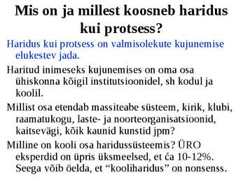 Õppimine #35