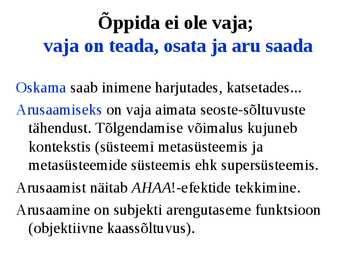 Õppimine #5