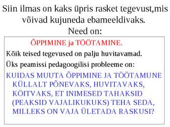 Õppimine #51