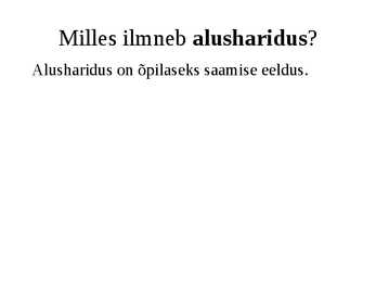 Õppimine #70