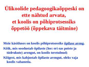 Õppimine #8