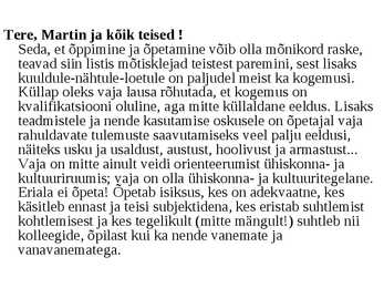 Õppimine #73