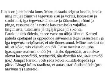 Õppimine #75