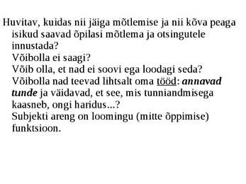 Õppimine #76