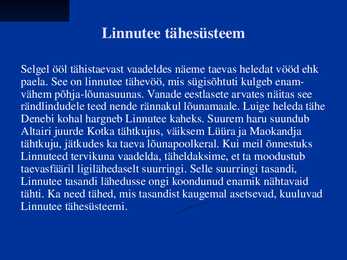 Linnutee #4