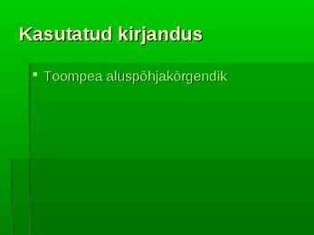 Toompea saarlava #7