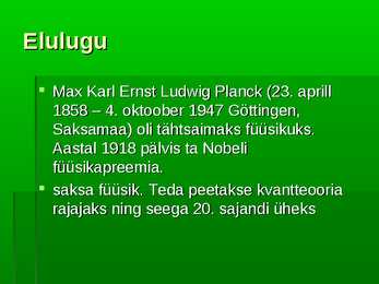 Max Planck #2