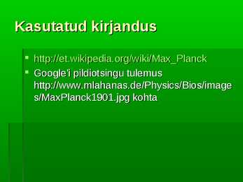 Max Planck #8