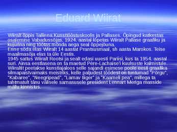 Eesti kunstnikud #8